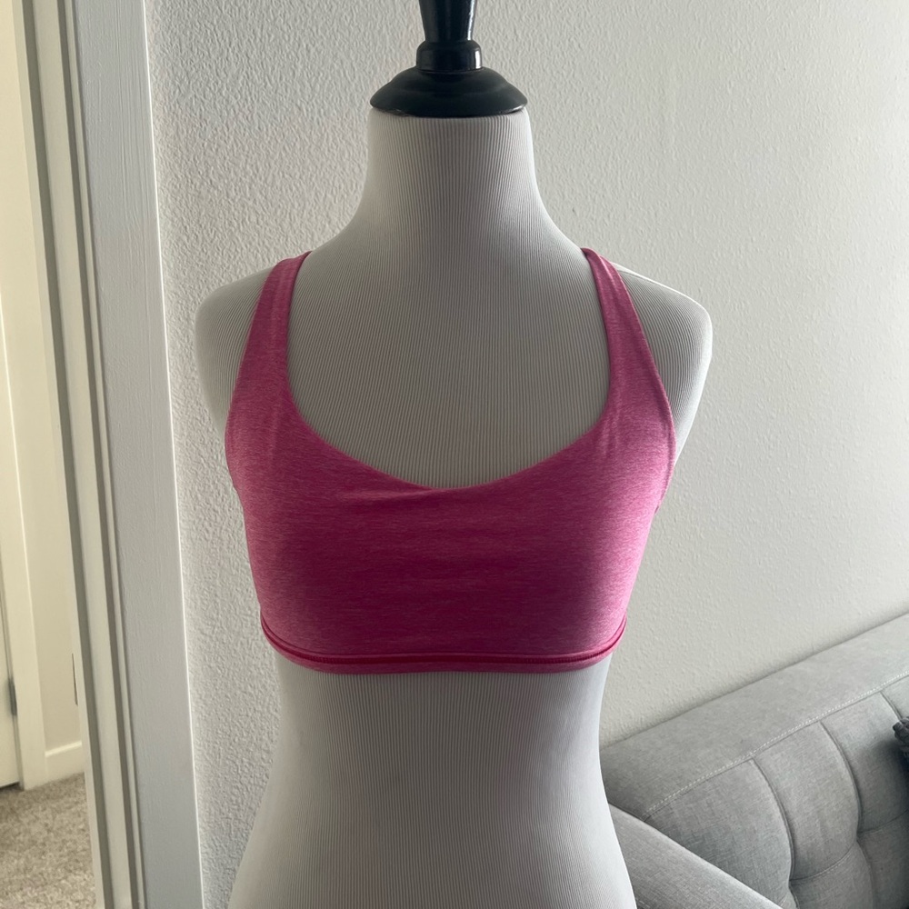 Lululemon Athletica Vibrant Pink Sports Bra